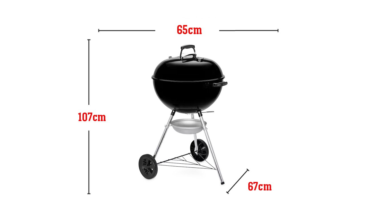 Passer til 13 burgere laget med en Weber hamburgerpresse, totalt grillområde på 2342 kvadratcentimeter