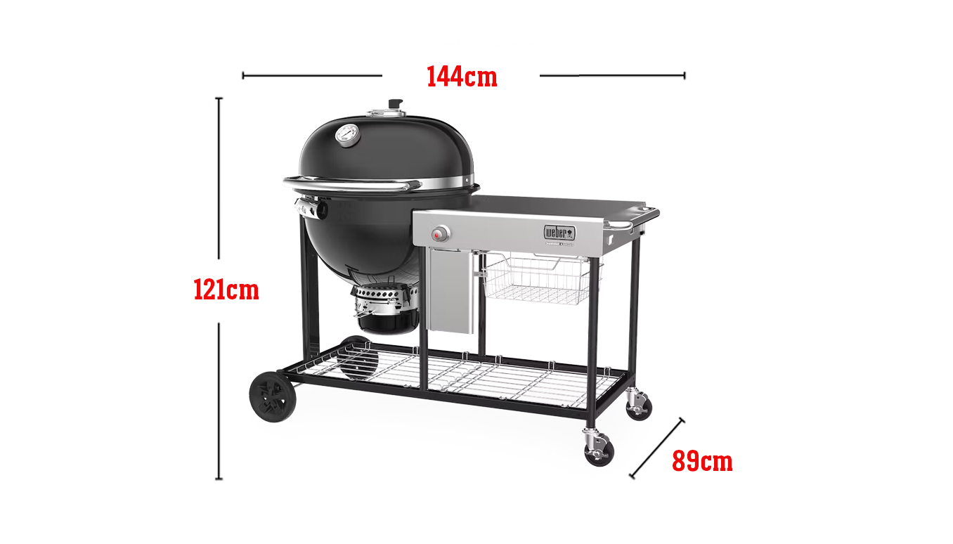 Estação de grelhados a carvão Summit® Kamado S6