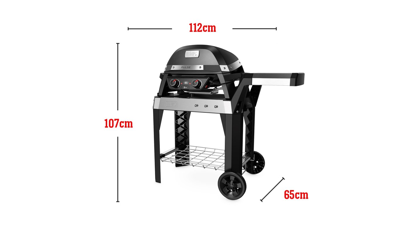 Geschikt voor 12 hamburgers gemeten met een Weber hamburgerpers, totaal grilloppervlak 1793 cm2, 120 volt