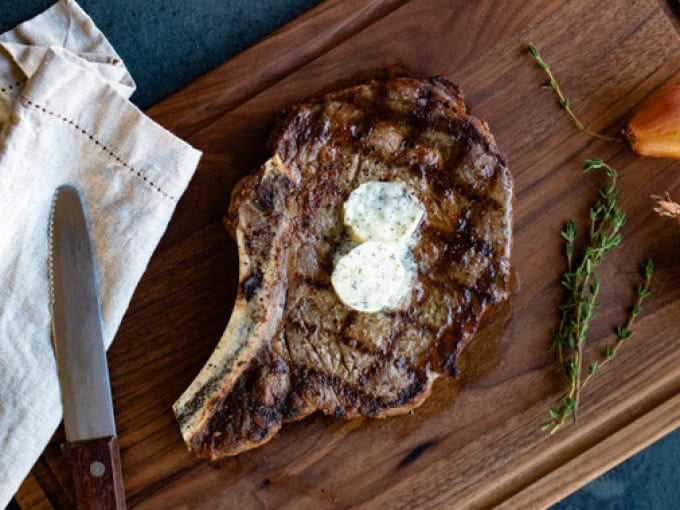  Reverse Seared & Smoked Ribeye Steak

