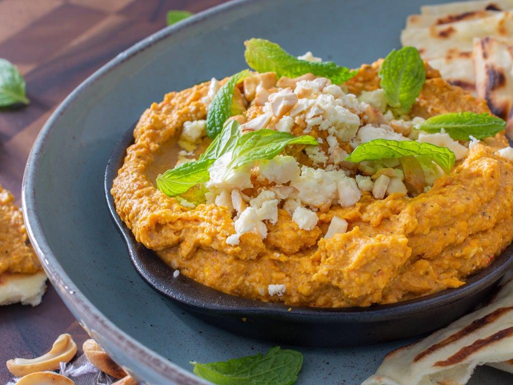  Flatbread and Roasted Vegetable Dip

