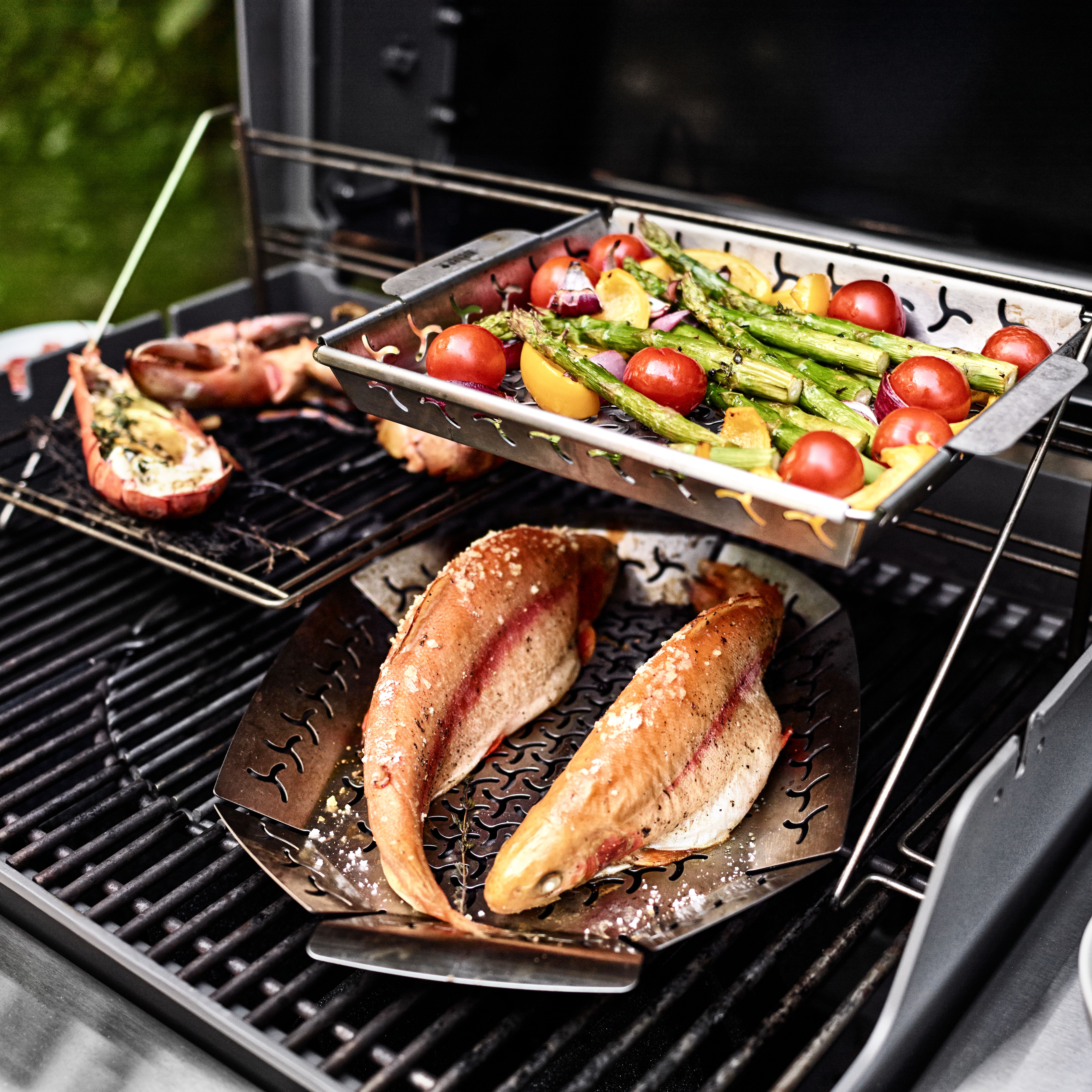 Weber grillpfanne oder gemüsekorb